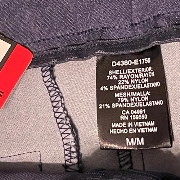 NWT Hilary Radley Pants Sz M Slim Leg Pull-On Stretch Indigo Blue Tummy Control - Picture 9 of 9